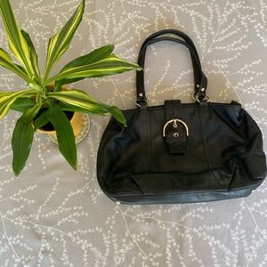Ladies coach black handbag